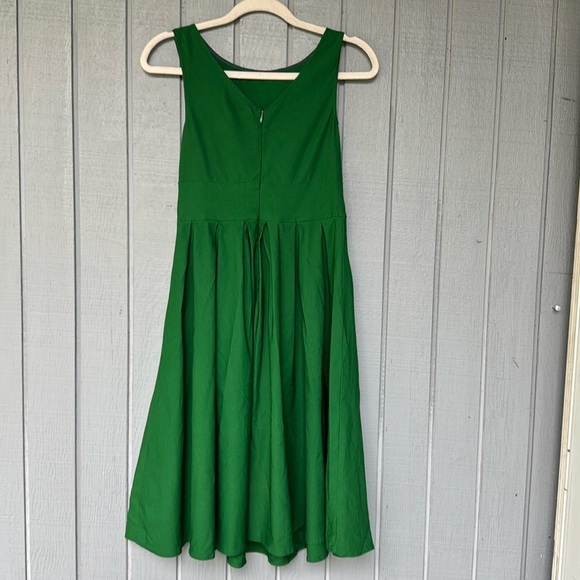Belle Poque Green Dress Size S - Picture 3 of 5